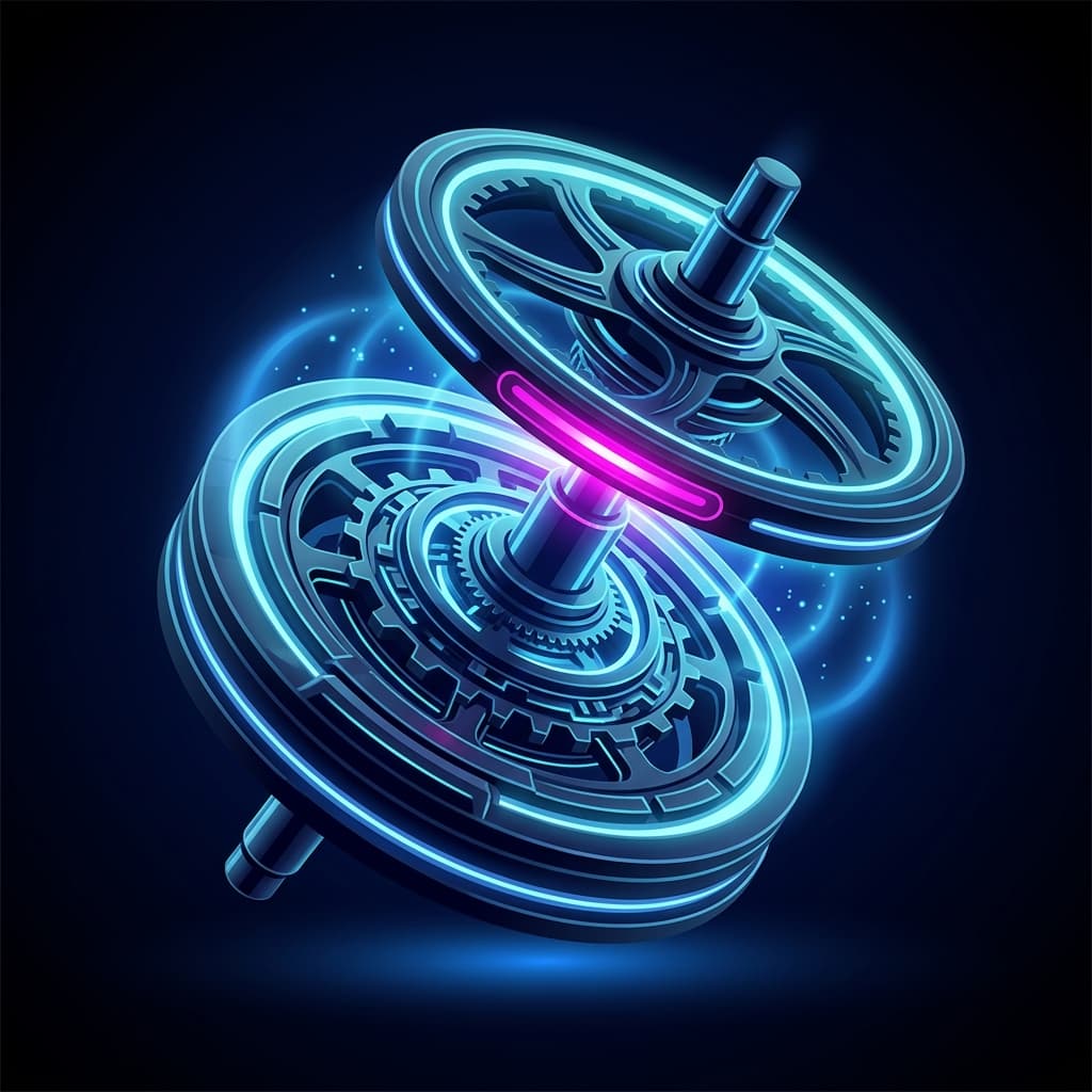 Illustration: The First Cracks Appear: A Flywheel Off Its Axle