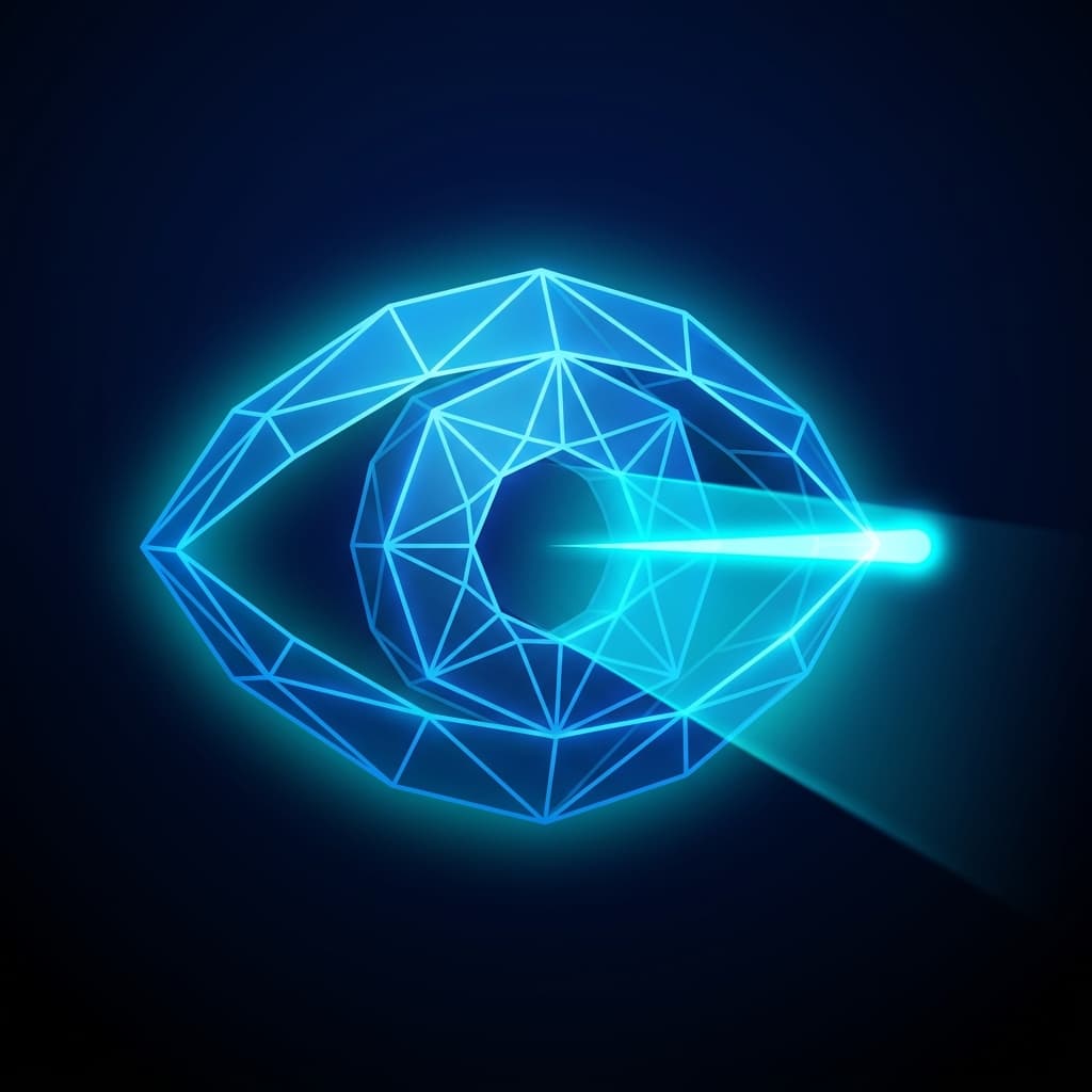 イラスト：デジタルアイ：見てクリックする AI