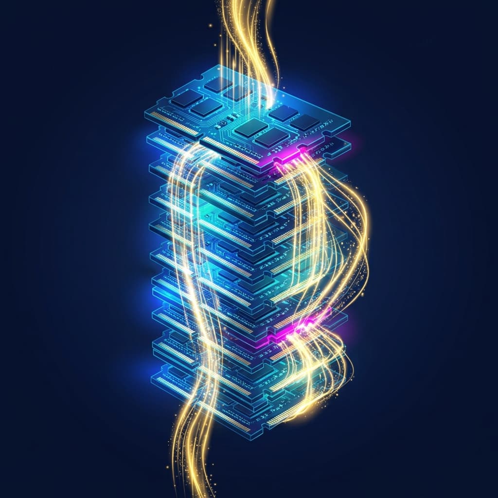 Illustration: AI's Billion-Dollar Memory Habit