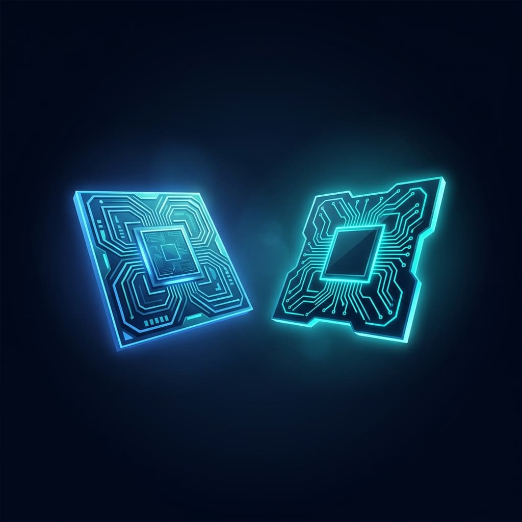 Illustration: NVIDIA vs. Google: Der wahre Chip-Krieg