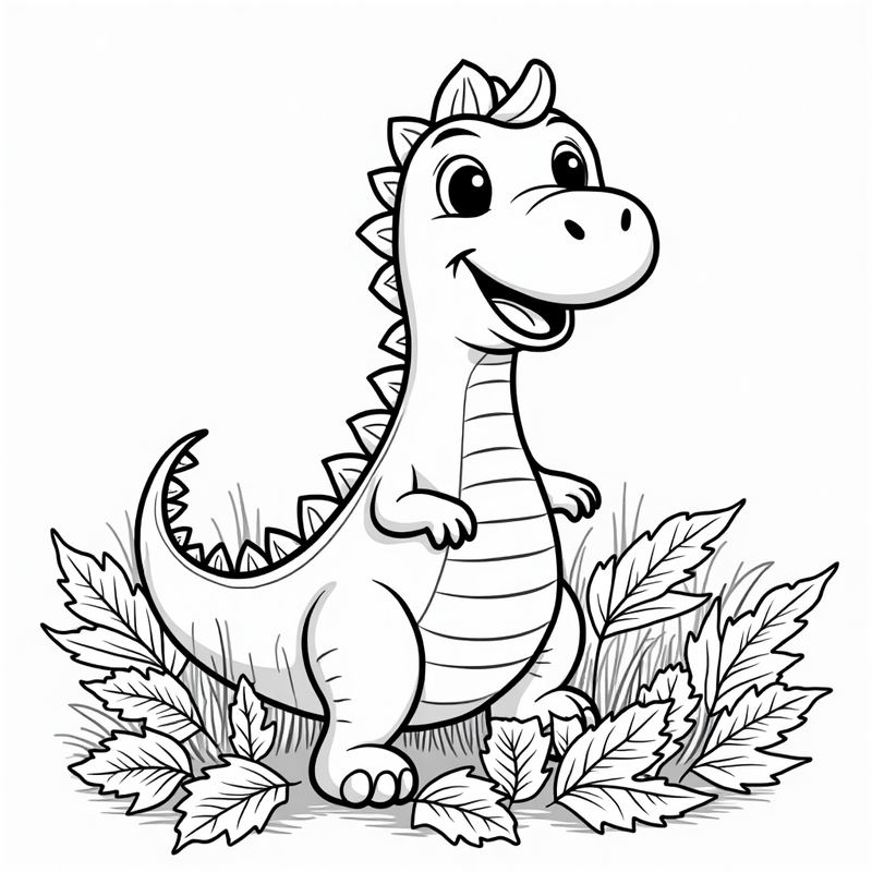 Kids — friendly dinosaur