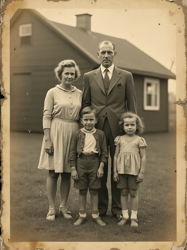 Repair + colorize + upscale — before