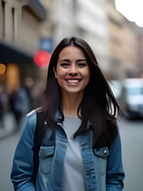 Low-res portrait → 4× — after